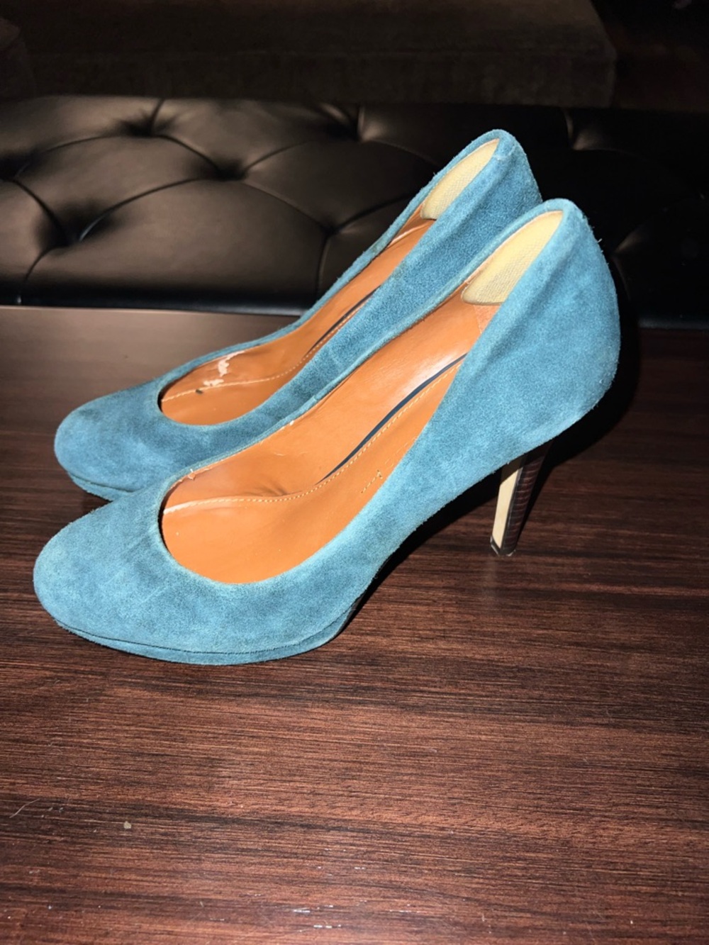 Banana Republic Teal Suede Women’s Heels